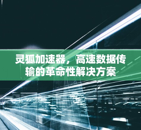 灵狐加速器,高速数据传输的革命性解决方案 灵狐加速器,高速数据传输的革命性解决方案