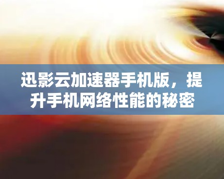 迅影云加速器手机版,提升手机网络性能的秘密武器 迅影云加速器手机版,提升手机网络性能的秘密武器
