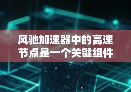 风驰加速器中的高速节点是一个关键组件，旨在提供高性能的数据传输和处理能力，以支持大规模并行计算和实时数据处理任务。以下是对高速节点的详细分析