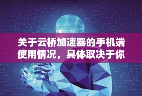 关于云桥加速器的手机端使用情况，具体取决于你使用的云桥工具和它的官方支持情况。以下是一些通用的方法和思路，帮助你在手机端配置和使用云桥加速器