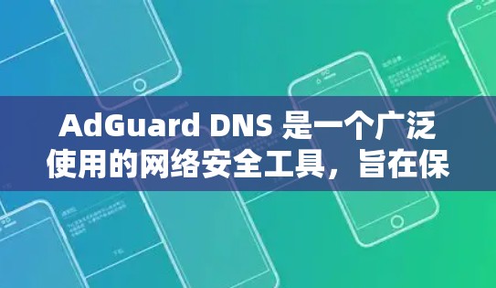 AdGuard DNS 是一个广泛使用的网络安全工具，旨在保护用户免受广告、恶意软件和其他网络威胁。以下是关于 AdGuard DNS 的一些详细信息