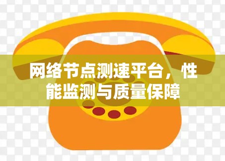 网络节点测速平台，性能监测与质量保障