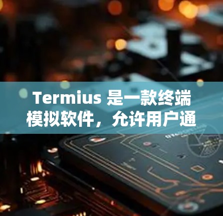 Termius 是一款终端模拟软件，允许用户通过浏览器或命令行与服务器交互。以下是配置 Termius 的常见方法