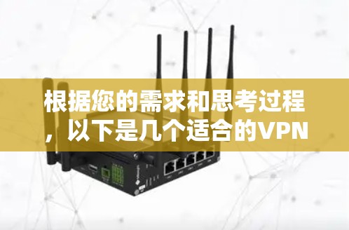 根据您的需求和思考过程，以下是几个适合的VPN加速软件推荐
